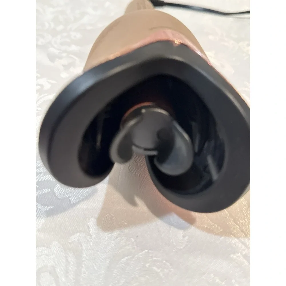 CHI Spin N Curl CA2348A Ceramic Rotating Hair Curler Rose Gold Tangle Protection